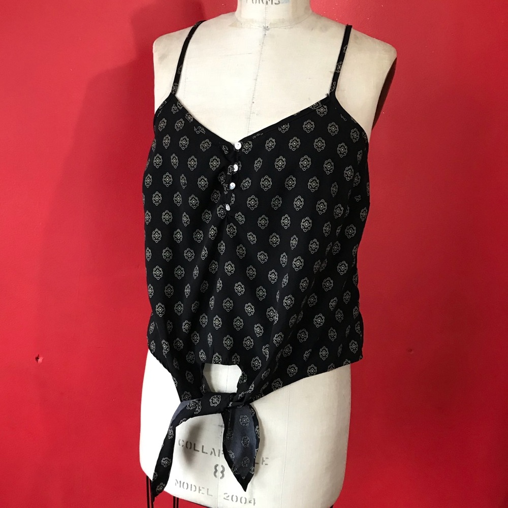 Printed tank with adjustable straps